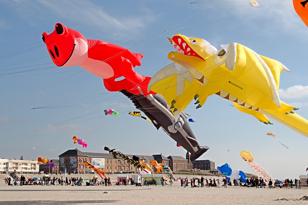 Cerfs-Volants vliegerfestival festival festiviteit evenement event berck sur mer vlieger speelgoed strand